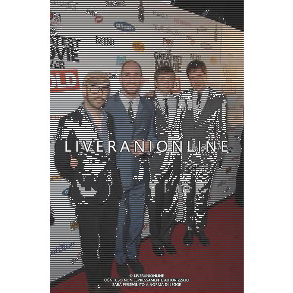 OK Go during the premiere of the new movie from Sony Picture Classics THE GREATEST MOVIE EVER SOLD, held at the Arclight Cinemas Hollywood, on April 20, 2011, in Los Angeles. AG. ALDO LIVERANI SAS ITALY ONLY *** Local Caption *** .