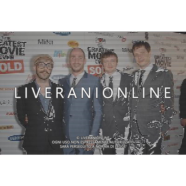 OK Go during the premiere of the new movie from Sony Picture Classics THE GREATEST MOVIE EVER SOLD, held at the Arclight Cinemas Hollywood, on April 20, 2011, in Los Angeles. AG. ALDO LIVERANI SAS ITALY ONLY *** Local Caption *** .