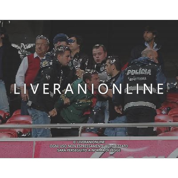 20110420: LISBON, PORTUGAL - SL Benfica vs FC Porto: Portuguese Cup 2010/2011, Semi-Finals, 2nd Leg. In picture: a Benfica supporter is arrested by the police. PHOTO: Alexandre Pona/CITYFILES PUCHAR PORTUGALII LIGA PORTUGALSKA SEZON 2010/2011 PILKA NOZNA POLFINAL BENFICA LIZBONA vs FC PORTO FOT. CITYFILES/NEWSPIX.PL PORTUGAL,BRAZIL,SPAIN,GERMANY,FRANCE,UK OUT !!! --- Newspix.pl AG ALDO LIVERANI ONLY ITALY *** Local Caption *** www.newspix.pl mail us: info@newspix.pl call us: 0048 022 23 22 222 --- Polish Picture Agency by Ringier Axel Springer Poland