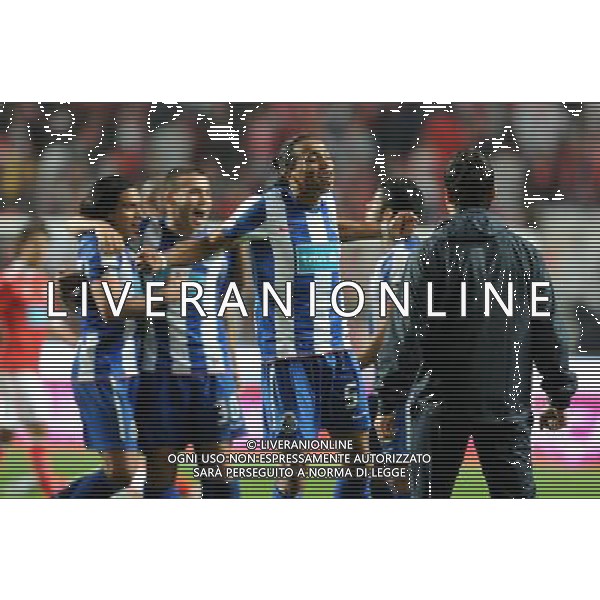 20110420: LISBON, PORTUGAL - SL Benfica vs FC Porto: Portuguese Cup 2010/2011, Semi-Finals, 2nd Leg. In picture: Alvaro Pereira (Porto) celebrating win. PHOTO: Alexandre Pona/CITYFILES PUCHAR PORTUGALII LIGA PORTUGALSKA SEZON 2010/2011 PILKA NOZNA POLFINAL BENFICA LIZBONA vs FC PORTO FOT. CITYFILES/NEWSPIX.PL PORTUGAL,BRAZIL,SPAIN,GERMANY,FRANCE,UK OUT !!! --- Newspix.pl AG ALDO LIVERANI ONLY ITALY *** Local Caption *** www.newspix.pl mail us: info@newspix.pl call us: 0048 022 23 22 222 --- Polish Picture Agency by Ringier Axel Springer Poland