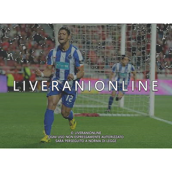 20110420: LISBON, PORTUGAL - SL Benfica vs FC Porto: Portuguese Cup 2010/2011, Semi-Finals, 2nd Leg. In picture: Hulk (Porto) celebrating goal. PHOTO: Alexandre Pona/CITYFILES PUCHAR PORTUGALII LIGA PORTUGALSKA SEZON 2010/2011 PILKA NOZNA POLFINAL BENFICA LIZBONA vs FC PORTO FOT. CITYFILES/NEWSPIX.PL PORTUGAL,BRAZIL,SPAIN,GERMANY,FRANCE,UK OUT !!! --- Newspix.pl AG ALDO LIVERANI ONLY ITALY *** Local Caption *** www.newspix.pl mail us: info@newspix.pl call us: 0048 022 23 22 222 --- Polish Picture Agency by Ringier Axel Springer Poland