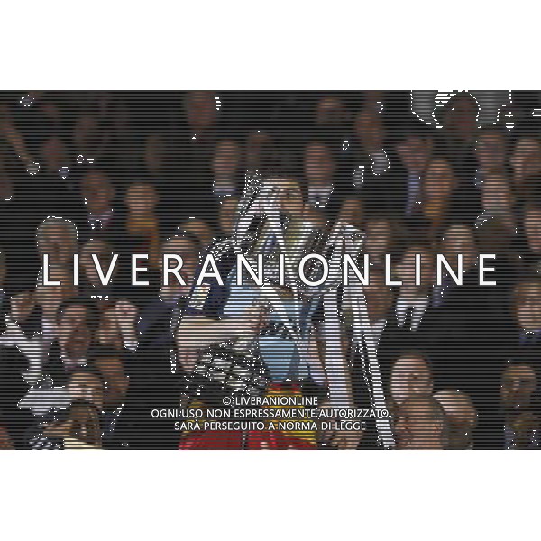 Real Madrid\'s Iker Casillas with the throphy of King\'s Cup 2001 Champion in presenco of Juan Carlos I de Borbon King of Spain.April 20,2011. (ALTERPHOTOS/Acero) ALDO LIVERANI S A S ONLY ITALY