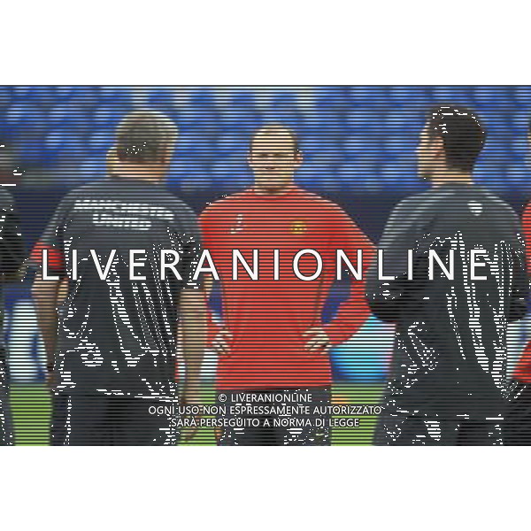 WAYNE ROONEY MANCHESTER UNITED TRENING PILKA NOZNA, 1/2 FINALU LIGI MISTRZOW, CHAMPIONS LEAGUE SEMI-FINAL 25.04.2011, GELSENKIRCHEN - NIEMCY, GERMANY FOT. DARIUSZ HERMIERSZ / SPORT-FOTO.PL / NEWSPIX.PL LIGA MISTRZOW SEZON 2010/2011 TRAINING OF MANCHESTR UNITED BEFORE MATCH WHIT SCHALKE --- Newspix.pl /AG ALDO LIVERANI SAS ALLENAMENTO MANCHESTER UNITED CHAMPIONS LEAGUE - ITALY ONLY - *** Local Caption *** .