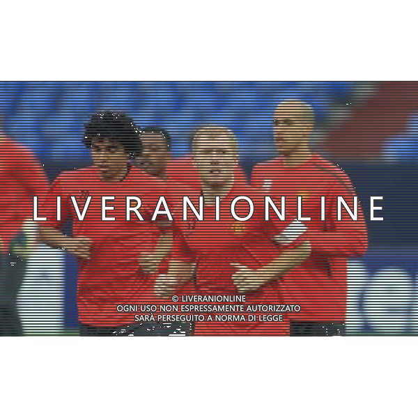 PAUL SCHOLES MANCHESTER UNITED TRENING PILKA NOZNA, 1/2 FINALU LIGI MISTRZOW, CHAMPIONS LEAGUE SEMI-FINAL 25.04.2011, GELSENKIRCHEN - NIEMCY, GERMANY FOT. DARIUSZ HERMIERSZ / SPORT-FOTO.PL / NEWSPIX.PL LIGA MISTRZOW SEZON 2010/2011 TRAINING OF MANCHESTR UNITED BEFORE MATCH WHIT SCHALKE --- Newspix.pl /AG ALDO LIVERANI SAS ALLENAMENTO MANCHESTER UNITED CHAMPIONS LEAGUE - ITALY ONLY - *** Local Caption *** .