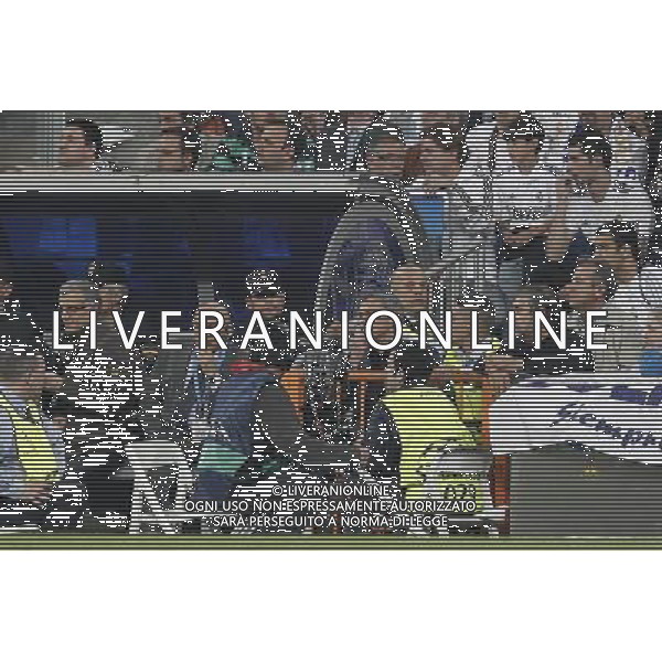 Real Madrid\'s Jose Mourino after red card during Champions League semifinal first match on April 27 2011. Photo: Cesar Cebolla / ALFAQUI aldo liverani s a s only italy