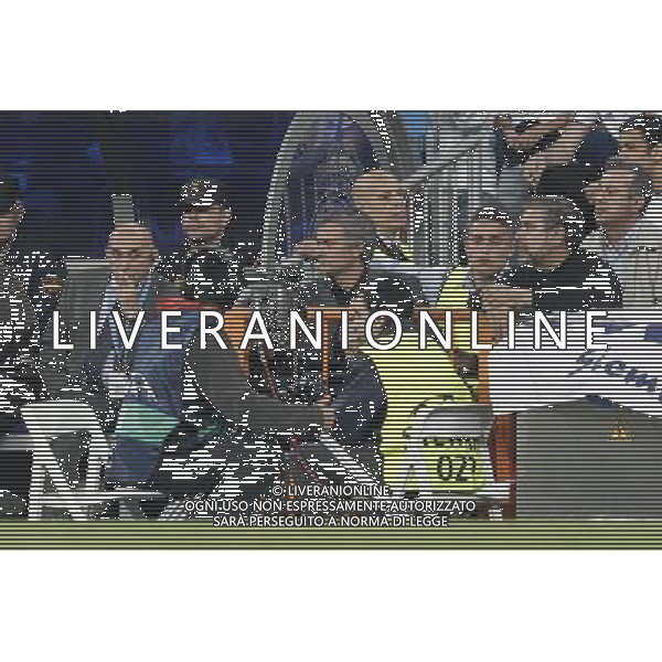 Real Madrid\'s Jose Mourino after red card during Champions League semifinal first match on April 27 2011. Photo: Cesar Cebolla / ALFAQUI aldo liverani s a s only italy