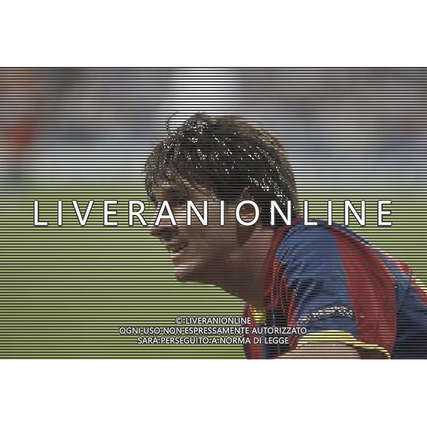 Barcelona\'s Lionel Messi dejected during Champions League match in Madrid. April 27, 2011. (ALTERPHOTOS/Alvaro Hernandez) AG ALDO LIVERANI ONLY ITALY