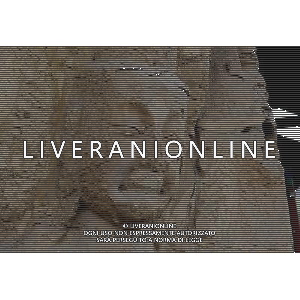 (110428) -- ZHENGZHOU, April 28, 2011 () -- Photo taken on April 28, 2011, shows a statue of Buddha in the Gongyi Grotto Temple in Gongyi City of Zhengzhou, capital of central China\'s Henan Province. The Gongyi Grotto Temple, caved by the royal family of the North Wei Dynasty (386-557), has five existing grottoes and 7,743 Buddha statues. The grotto temple has become a tourist site along the Yellow River after receiving restoration and proper protection. (/Zhao Peng) (llp) Zhengzhou Foto scattata il 28 aprile 2011, mostra due statue di Buddha nella Grotta Gongyi Tempio di Gongyi cittˆ di Zhengzhou, Il tempio grotta  diventata una localitˆ turistica lungo il Fiume Giallo, dopo aver ricevuto il restauro e la protezione adeguata. AG. ALDO LIVERANI SAS ITALY ONLY *** Local Caption *** .