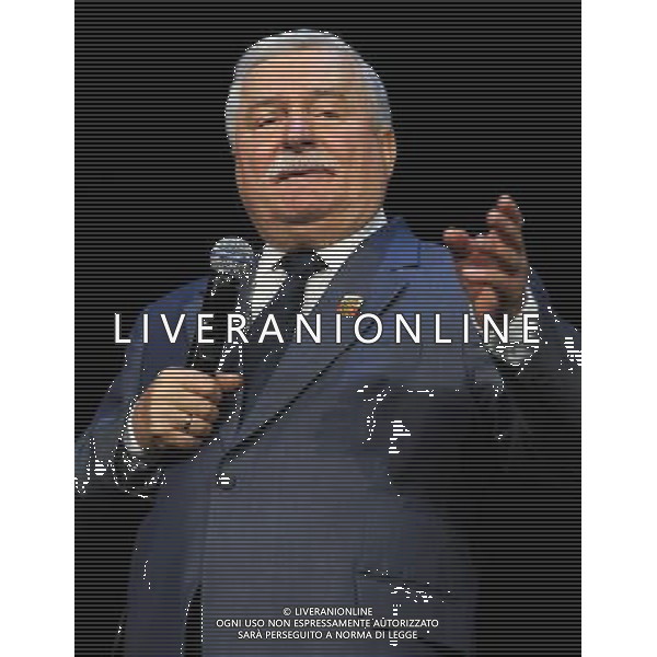 Convention Banca Mediolanum \'Estote Parati\' Rimini - 02.05.2011 Nella Foto:Lech Walesa Leader Solidarnosc e Premio Nobel per la pace /Ph.Vitez-Ag. Aldo Liverani
