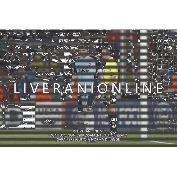 Real Madrid\'s Iker Casillas dejected during UEFA Champions League match.May 3,2011.(ALTERPHOTOS/Acero) AG ALDO LIVERANI S A S ONLY ITALKY