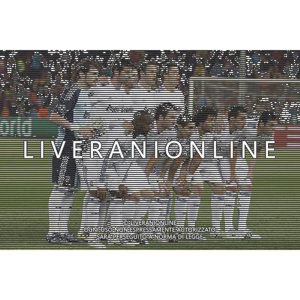 Real Madrid\'s team photo during UEFA Champions League match.May 3,2011.Acer/ ALFAQUI AG ALDO LIVERANI S A S ONLY ITALKY