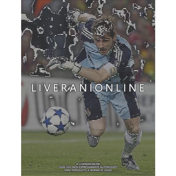 Real Madrid\'s Iker Casillas during UEFA Champions League match.May 3,2011.Acer/ ALFAQUI AG ALDO LIVERANI S A S ONLY ITALKY
