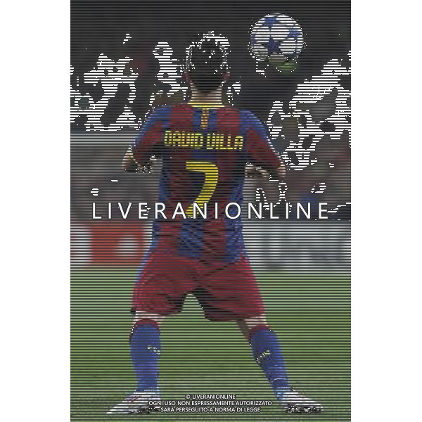 FC Barcelona\'s David Villa during UEFA Champions League match.May 3,2011.Acer/ ALFAQUI AG ALDO LIVERANI S A S ONLY ITALKY