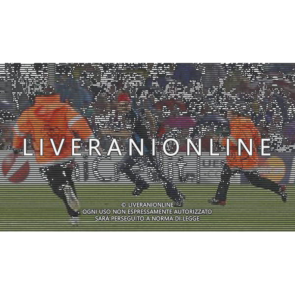 Jimy Jump in the curt during UEFA Champions League match.May 3,2011.Acer/ ALFAQUI AG ALDO LIVERANI S A S ONLY ITALKY