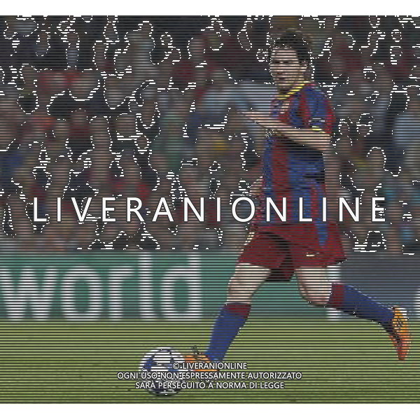 FC Barcelona\'s Leo Messi during UEFA Champions League match.May 3,2011.Steel/ ALFAQUI AG ALDO LIVERANI S A S ONLY ITALKY