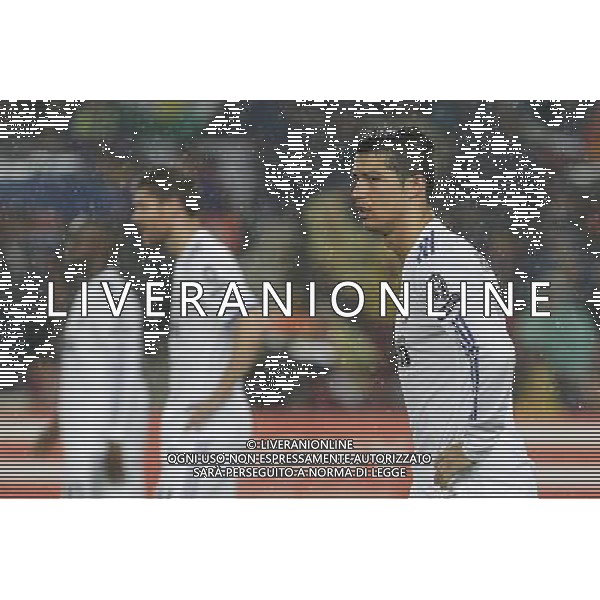 Real Madrid\'s Cristiano Ronaldo, Xabi Alonso and Lass Diarra dejected during UEFA Champions League match.May 3,2011.Steel/ ALFAQUI AG ALDO LIVERANI S A S ONLY ITALKY