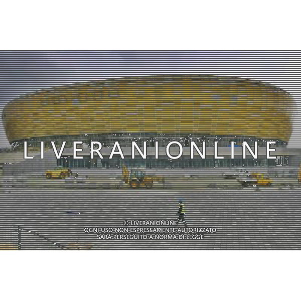 GDANSK 04.05.2011 POLISH LEAGUE FOOTBALL EURO 2012 PGE ARENA STADIUM CONSTRUCTION PZPN PRESS CONFERENCE nuovo stadio ARENA STADIUM FOTO. WOJCIECH FIGURSKI / NEWSPIX.PL/ALDO LIVERANI SAS - ITALY ONLY - *** Local Caption *** .