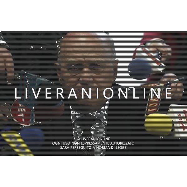 GDANSK 04.05.2011 POLISH LEAGUE FOOTBALL EURO 2012 PGE ARENA STADIUM CONSTRUCTION PZPN PRESS CONFERENCE Grzegorz Lato Nuovo presidente della Federcalcio polacca Pzpn. FOTO. WOJCIECH FIGURSKI / NEWSPIX.PL/ALDO LIVERANI SAS - ITALY ONLY - *** Local Caption *** .