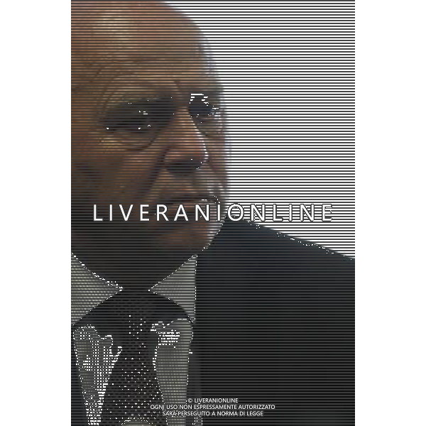 GDANSK 04.05.2011 POLISH LEAGUE FOOTBALL EURO 2012 PGE ARENA STADIUM CONSTRUCTION PZPN PRESS CONFERENCE Grzegorz Lato Nuovo presidente della Federcalcio polacca Pzpn. FOTO. WOJCIECH FIGURSKI / NEWSPIX.PL/ALDO LIVERANI SAS - ITALY ONLY - *** Local Caption *** .