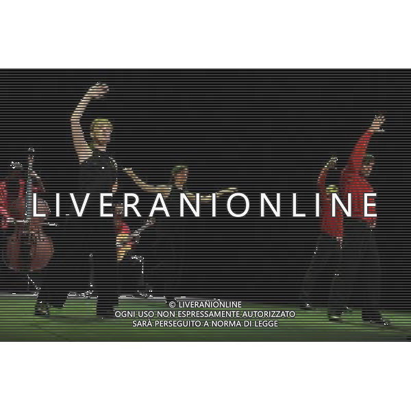 Tap OleÇ a Catalan company, make their London debut with their latest production, Tapeando, mixing tap, Spanish guitar and percussion. AG. ALDO LIVERANI SAS ITALY ONLY *** Local Caption *** .