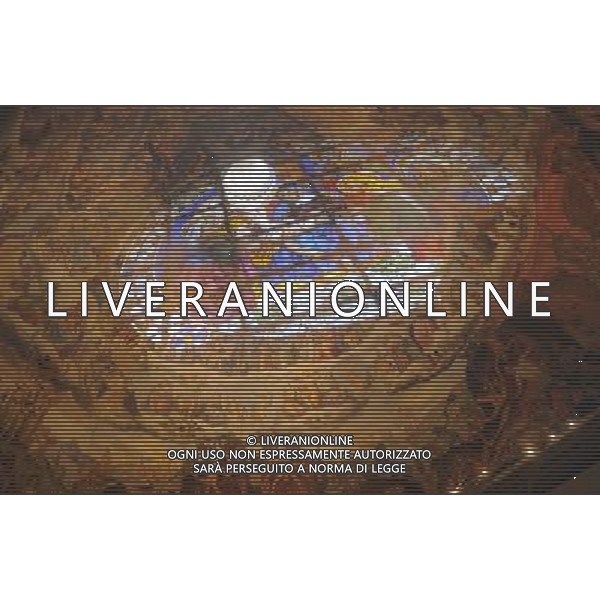 FLORENCE, May 6, 2011 Photo taken on May 4, 2011 shows the interior view of the dome of the Cathedral of Santa Maria del Fiore in Florence, central Italy. Florence is the capital city of the Italian region of Tuscany and the symbol of the Renaissance. UNESCO inscribed the historic center of Florence in the World Heritage List in 1982. (/Wang Qingqin) (lyx) VEDUTE DELLA CITTA DI FIRENZE AG ALDO LIVERANI ONLY ITALY