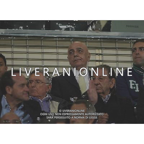 PALERMO - MILAN SEMIFINALE RITORNO COPPA ITALIA TIM CUP 10-05-2011 Nella foto: adriano galliani in tribuna ©SERGI / AGENZIA ALDO LIVERANI SAS 