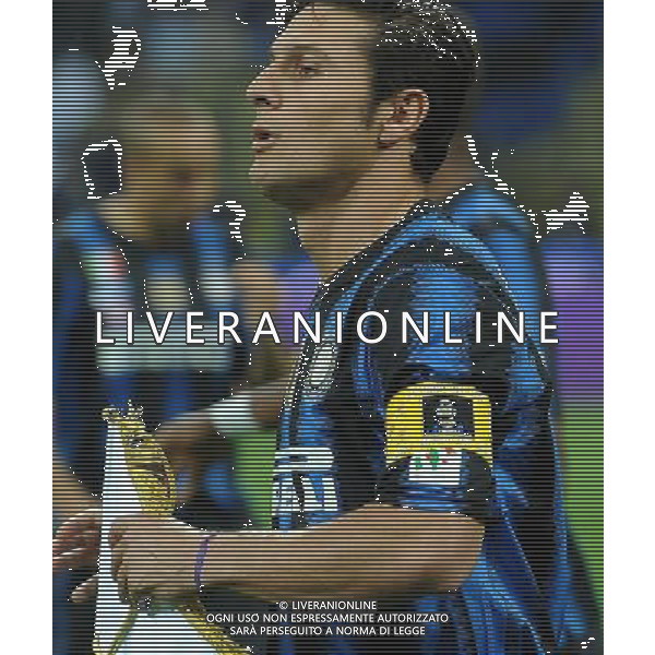 Coppa Italia TIM Cup 2010/2011 Semifinali Ritorno Milano - 11.05.2011 Inter-Roma Nella Foto:la fascia commemorativa di javier zanetti /Ph.Vitez-Ag. Aldo Liverani