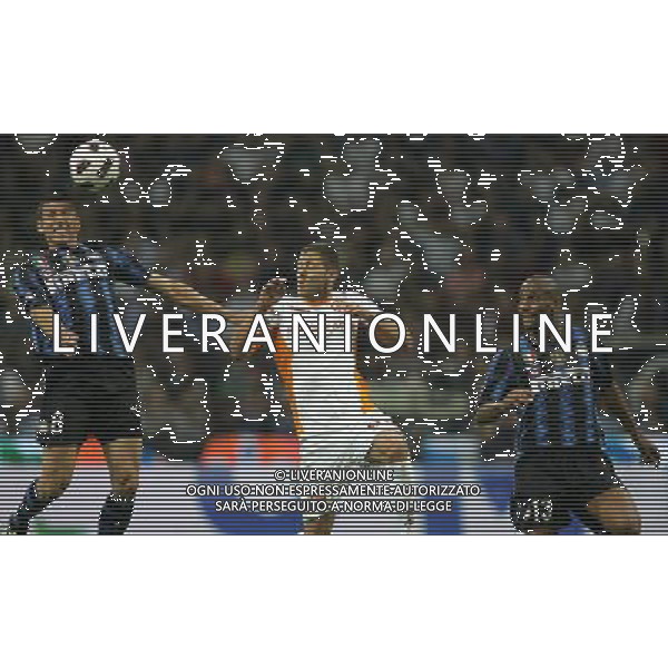 Inter - Roma semifinale di ritorno di Coppa Italia Tim Cup 11/05/2011 nella foto lucio menez e maicon ©luzzani/agenzia aldo liverani sas