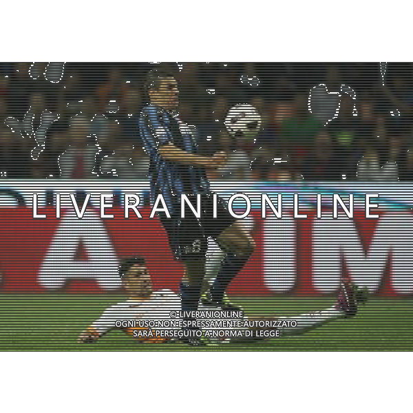 Inter - Roma semifinale di ritorno di Coppa Italia Tim Cup 11/05/2011 nella foto lucio e borriello ©luzzani/agenzia aldo liverani sas