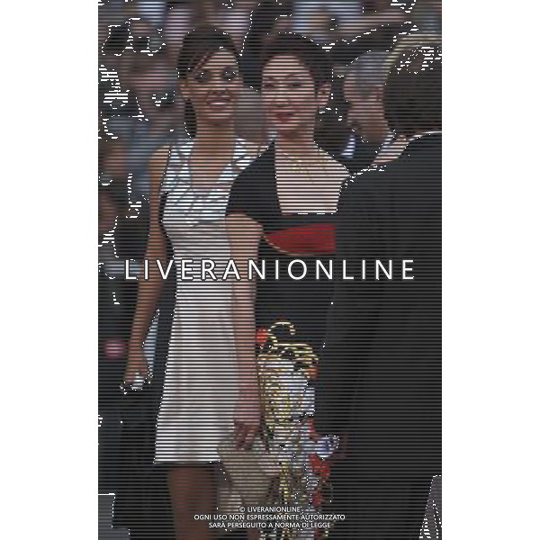 (110511) -- CANNES, May 11, 2011 () -- Jury member Nansun Shi (C) arrives for the opening of the 64th Cannes Film Festival in Cannes, France, on May 11, 2011. (/Gao Jing) 64mo Festival Internazionale del Cinema , Cannes AG. ALDO LIVERANI SAS ITALY ONLY *** Local Caption *** .