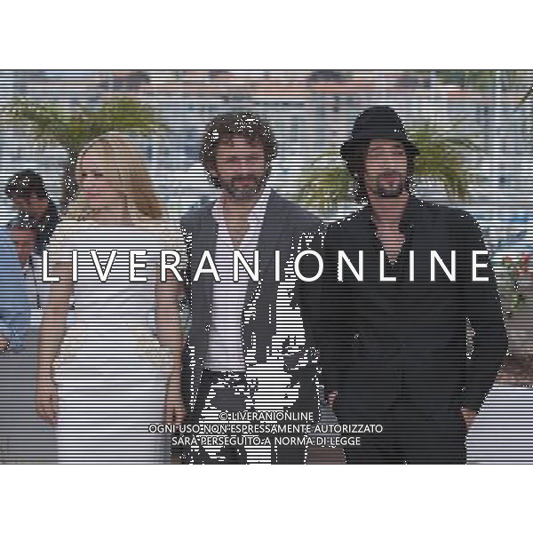 CANNES, May 11, 2011 (L R) Canadian actress Rachel McAdams, British actor Michael Sheen, and U.S. actor Adrien Brody attend a photocall for the film \'Midnight in Paris\' at the 64th Cannes Film Festival in Cannes, France, on May 11, 2011. The 64th Cannes Film Festival will be held from May 11 to 22. (/Gao Jing) (zcc) 64mo Festival Internazionale del Cinema , Cannes AG. ALDO LIVERANI SAS ITALY ONLY *** Local Caption *** .