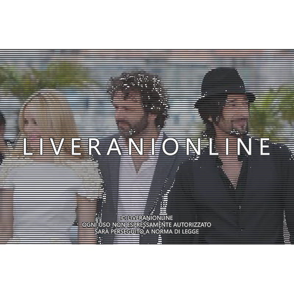 CANNES, May 11, 2011 (L R) Canadian actress Rachel McAdams, British actor Michael Sheen, and U.S. actor Adrien Brody attend a photocall for the film \'Midnight in Paris\' at the 64th Cannes Film Festival in Cannes, France, on May 11, 2011. The 64th Cannes Film Festival will be held from May 11 to 22. (/Gao Jing) (zcc) 64mo Festival Internazionale del Cinema , Cannes AG. ALDO LIVERANI SAS ITALY ONLY *** Local Caption *** .