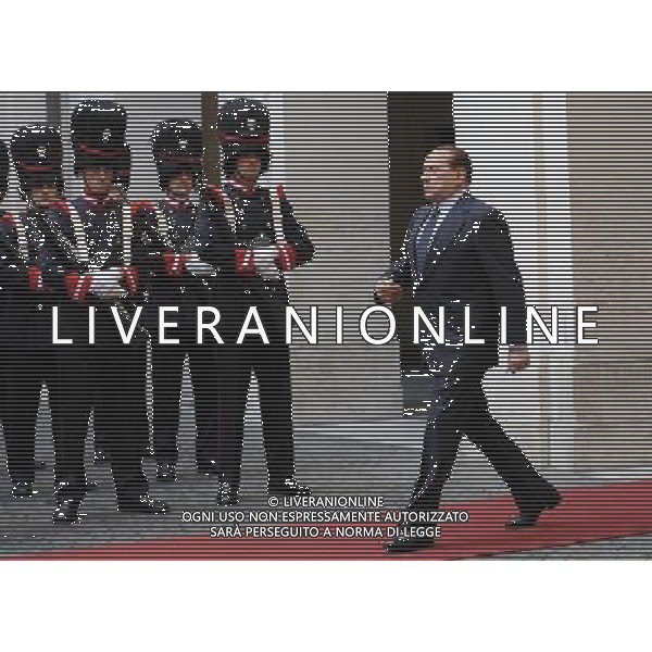 Roma - 17/05/2011 - Palazzo Chigi - Il Presidente del Consiglio Silvio Berlusconi incontra il Presidente della Repubblica gabonese, Ali Bongo Ondimba - nella foto: Silvio Berlusconi å© Fabrizio Corradetti - Ag. Aldo Liverani sas