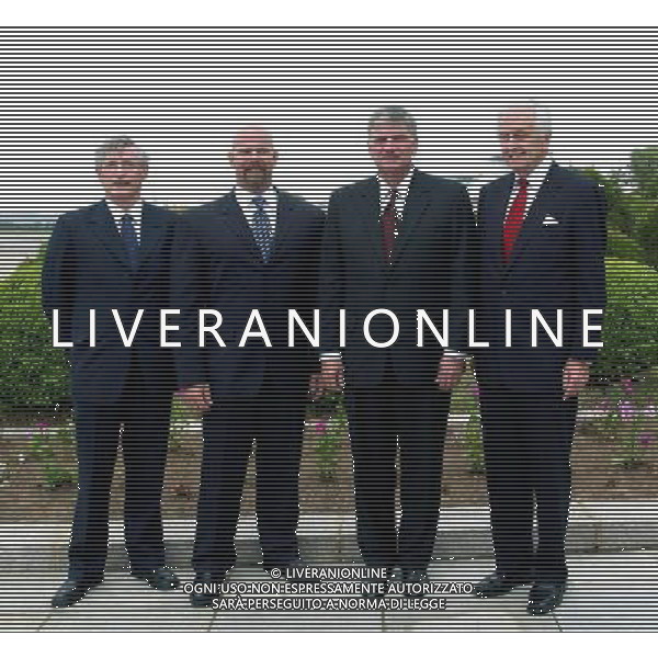 Pyongyang, 10 Maggio 2011 - Central News Agency (Kcna), il 10 maggio 2011 mostra Franklin Graham presidente della Borsa Samaritan\'s degli Stati Uniti, in posa per una foto dopo il suo arrivo a Pyongyang, Corea del Nord. ©KCNA/photoshot/ALDO LIVERANI - ITALY ONLY -