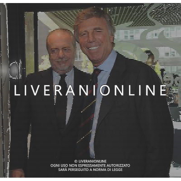 MILANO 20/5/2011 LEGA CALCIO VIA ROSELLINI, 4 ASSEMBLEA LEGA CALCIO SERIE A NELLA FOTO AURELIO DE LAURENTIIS ED ENRICO PREZIOSI FOTO ROMANO/AG ALDO LIVERANI