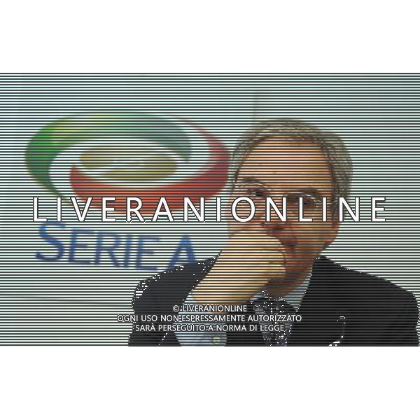 MILANO 20/5/2011 LEGA CALCIO VIA ROSELLINI, 4 ASSEMBLEA LEGA CALCIO SERIE A NELLA FOTO MAURIZIO BERETTA PRESIDENTE LEGA CALCIO FOTO ROMANO/AG ALDO LIVERANI