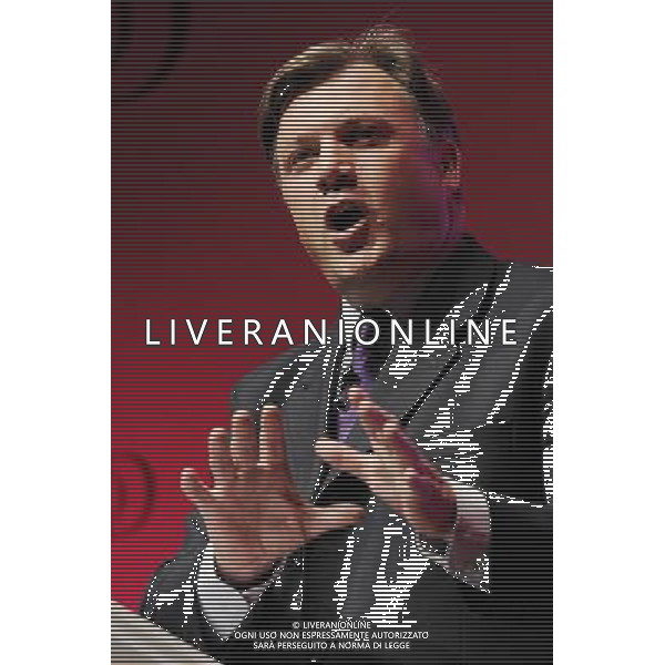 Ed Balls MP, Shadow Chancellor of the Exchequer speaking at the IOD Annual Convention 2011 at the O2 in London today ©photoshot/Agenzia Aldo Liverani Sas - ITALY ONLY - Convention annuale dell\'IOD (Institute of Directors) 2011 al O2 di Londra 11/05/2011