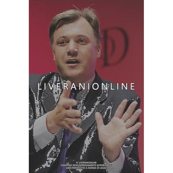 Ed Balls MP, Shadow Chancellor of the Exchequer speaking at the IOD Annual Convention 2011 at the O2 in London today ©photoshot/Agenzia Aldo Liverani Sas - ITALY ONLY - Convention annuale dell\'IOD (Institute of Directors) 2011 al O2 di Londra 11/05/2011