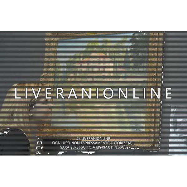 Christies unveil a £14million sale of 20th Century British and Irish Artwhich includes work by L.S. Lowry, Samuel John Peploe and the first painting (Villa on the Neville) by Sir Winston Churchill to to painted by him after the end of World War II. Picture shows: Villa on the Neville (1945) by Sir Winston Churchill estimated at £200,000-£300-000 Christies mostra i dipinti che saranno all\'asta tra cui il primo dipinto di Winston Churchill e quelli che dipinse dopo la fine della seconda guerra mondiale. AG. ALDO LIVERANI SAS ITALY ONLY *** Local Caption *** .