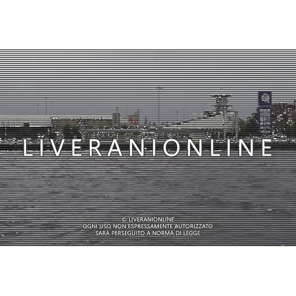 River Clyde looking about to bust banks in Glasgow Maltempo a Glasgow , con reaffiche di vento tali da abbattere alcuni alberi AG. ALDO LIVERANI SAS ITALY ONLY *** Local Caption *** .