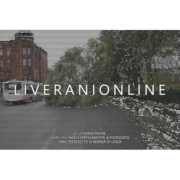 Winds reach up to 80miles a hour in Glasgow Maltempo a Glasgow , con reaffiche di vento tali da abbattere alcuni alberi AG. ALDO LIVERANI SAS ITALY ONLY *** Local Caption *** .