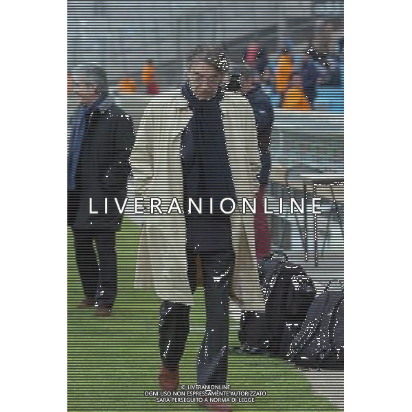 Olimpique Marsiglia-Inter Coppa Uefa 08/04/2004 nella foto Massimo Moratti foto gigi arcaini/Agenzia aldo liverani
