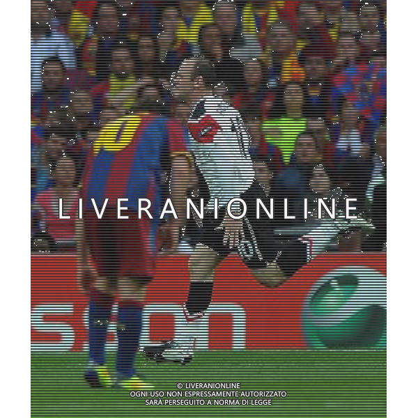 UEFA Champions League 2010/2011 Finale Londra (Inghilterra) - 28.05.2011 Barcellona-Manchester United Nella Foto: wayne rooney esultanza dopo il gol /Ph.Vitez-Ag. Aldo Liverani