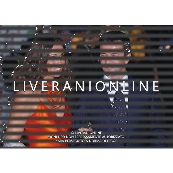 Milano 05/04/2004 Serata dei Telegatti 2004 nella foto: Cristina Parodi con il marito Giorgio Gori foto Danilo Recalcati/AG.Aldo Liverani