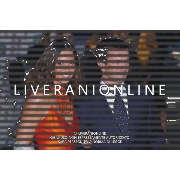 Milano 05/04/2004 Serata dei Telegatti 2004 nella foto: Cristina Parodi con il marito Giorgio Gori foto Danilo Recalcati/AG.Aldo Liverani