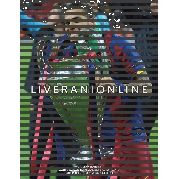 UEFA Champions League 2010/2011 Finale Londra (Inghilterra) - 28.05.2011 Barcellona-Manchester United Nella Foto:Daniel Alves /Ph.Vitez-Ag. Aldo Liverani