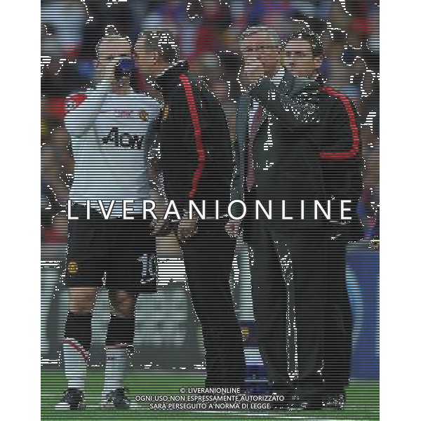 UEFA Champions League 2010/2011 Finale Londra (Inghilterra) - 28.05.2011 Barcellona-Manchester United Nella Foto:Alex Ferguson-Wayne Rooney /Ph.Vitez-Ag. Aldo Liverani