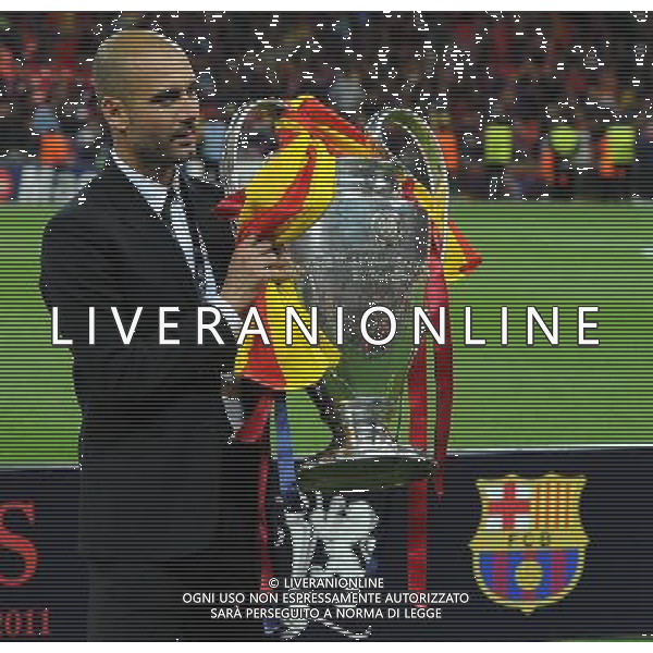 UEFA Champions League 2010/2011 Finale Londra (Inghilterra) - 28.05.2011 Barcellona-Manchester United Nella Foto:Josep Guardiola /Ph.Vitez-Ag. Aldo Liverani