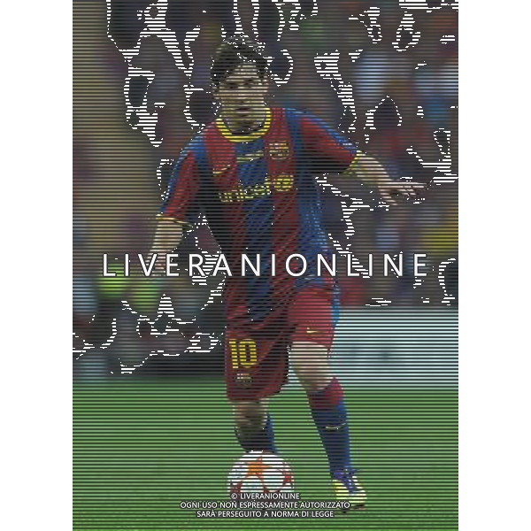 UEFA Champions League 2010/2011 Finale Londra (Inghilterra) - 28.05.2011 Barcellona-Manchester United Nella Foto:Lionel Messi /Ph.Vitez-Ag. Aldo Liverani