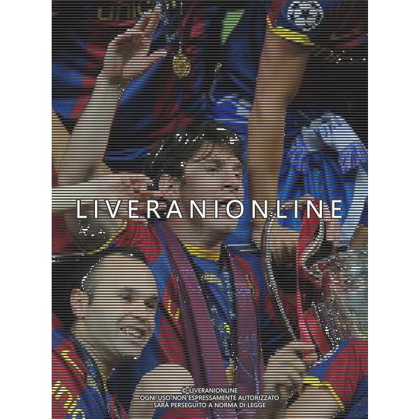UEFA Champions League 2010/2011 Finale Londra (Inghilterra) - 28.05.2011 Barcellona-Manchester United Nella Foto:Lionel Messi /Ph.Vitez-Ag. Aldo Liverani